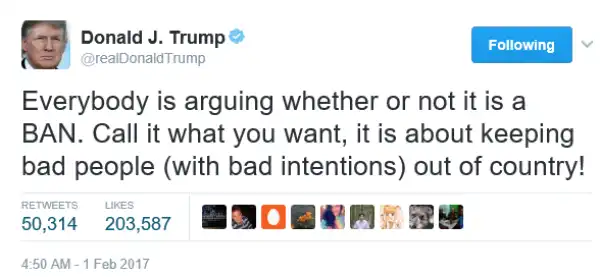 Donald Trump Again Talk About Muslim Ban